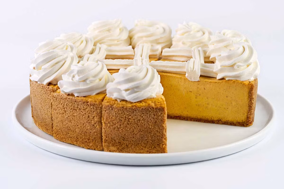 10-Inch Pumpkin Cheesecake - The Cheesecake Factory Menu Prices 2026
